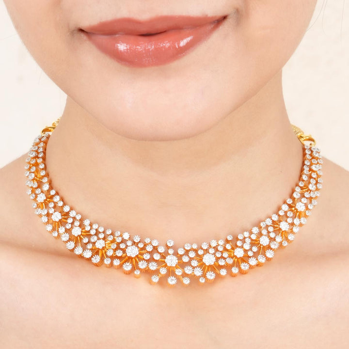 Iconic Avikam Necklace Set - AMS-102-4875