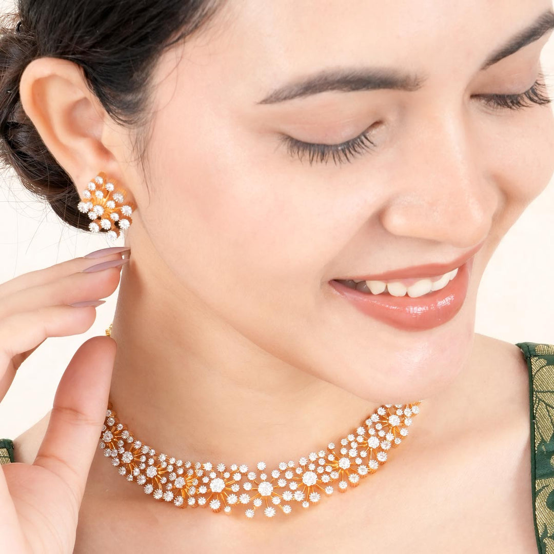Iconic Avikam Necklace Set - AMS-102-4875