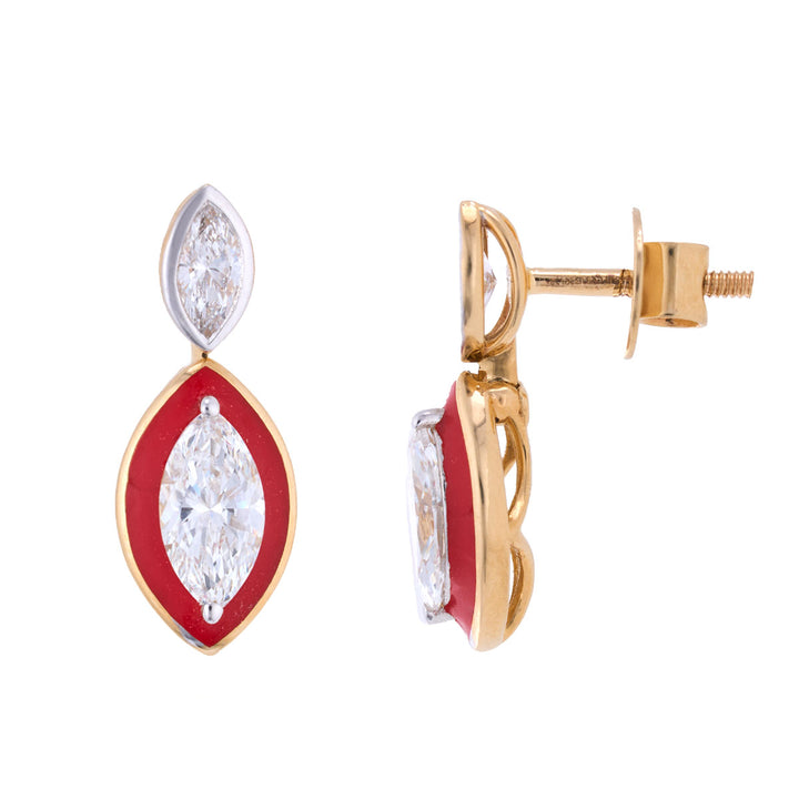 Catch Drop Lab Grown Diamond Earrings