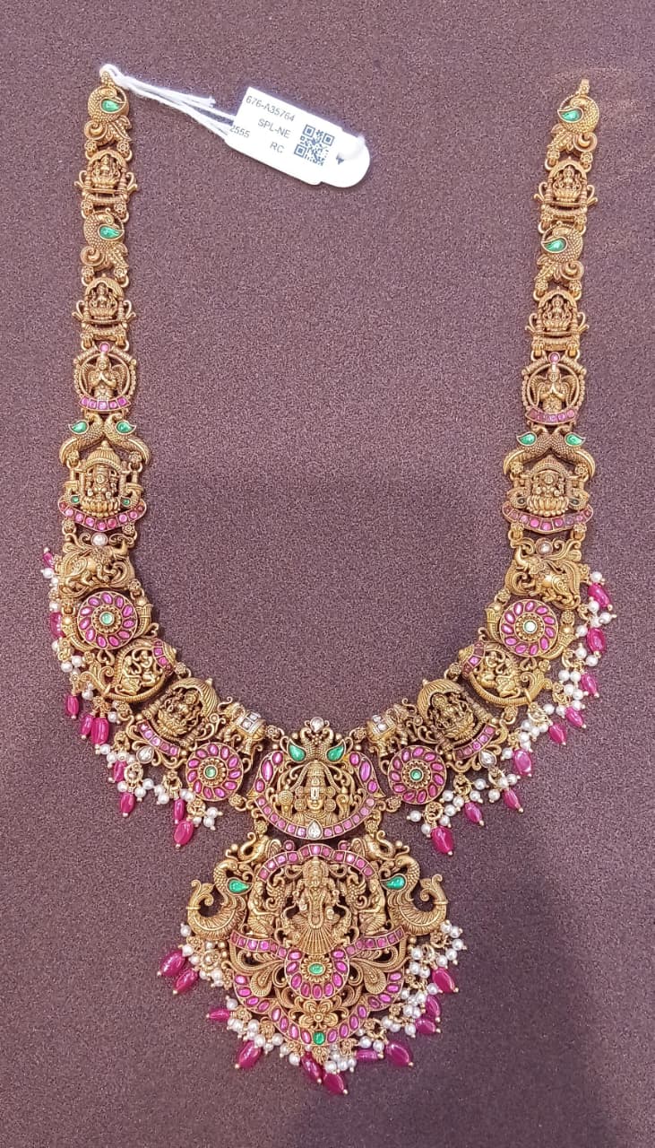 Grandeur 3D Spl Long Necklace