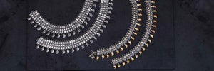 92.5 Gold Plated Silver Anklets Collections