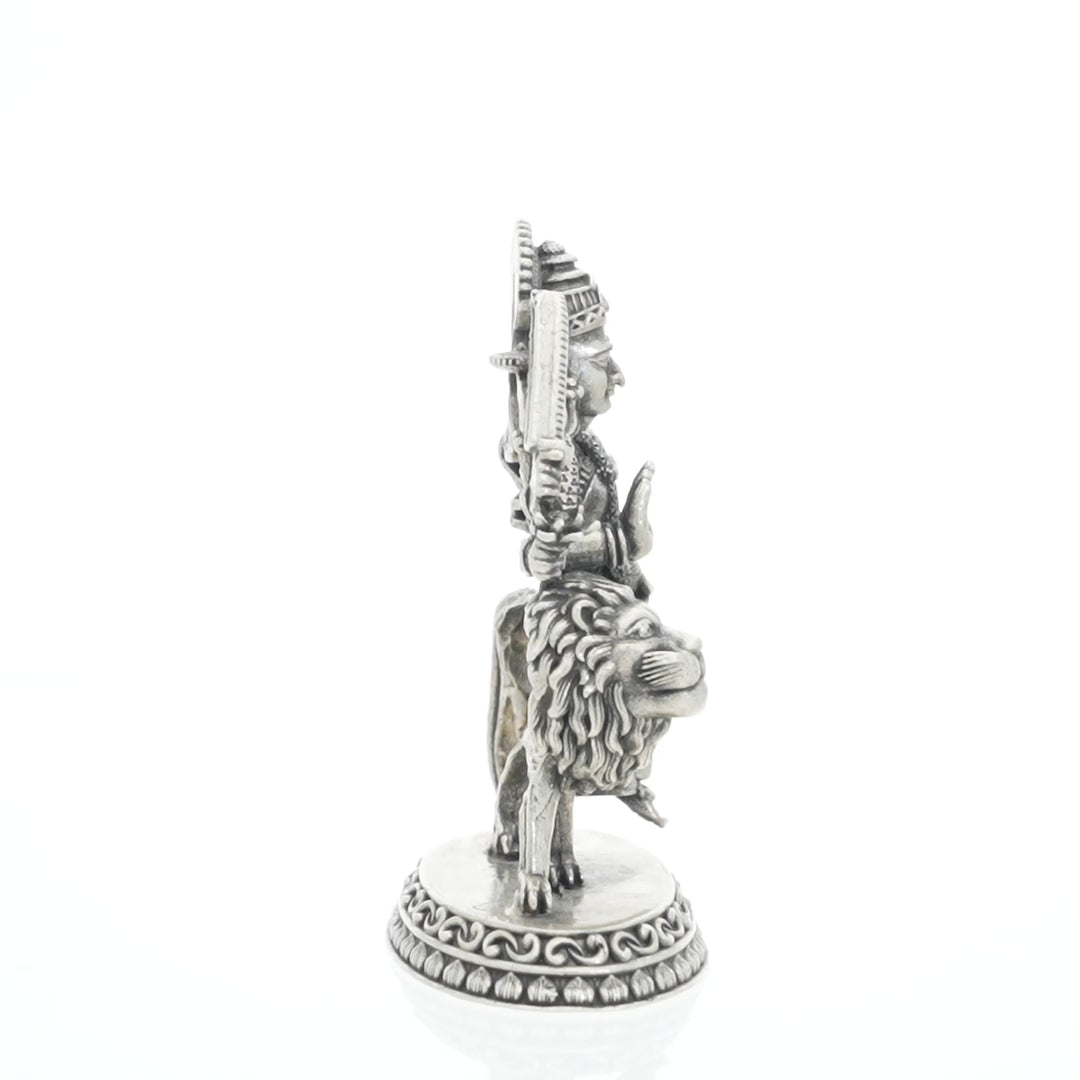 Durga Devi Antique 2D Idol
