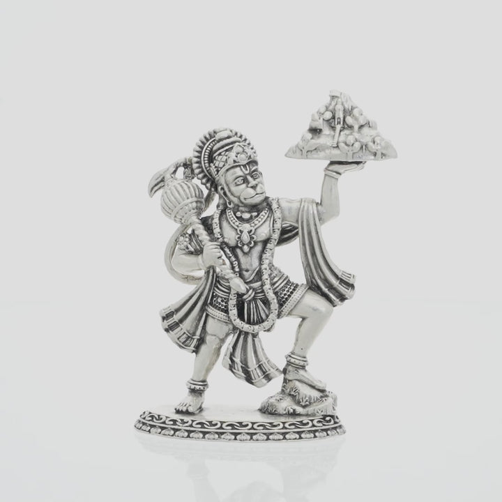 Hanuman With Sanjeevani 3D Solid Idol