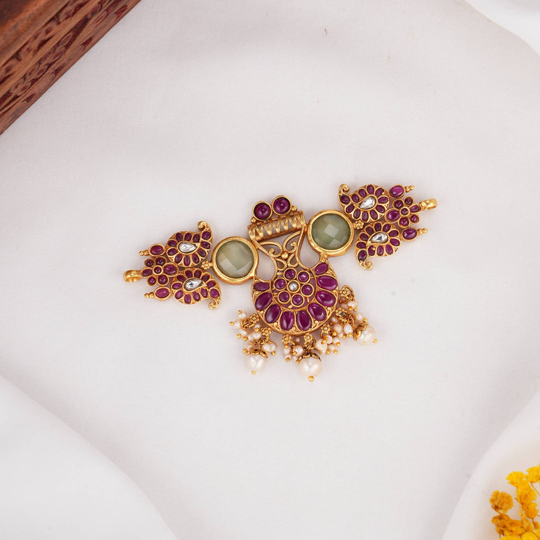 Vibrant Glow Stone Mini Choker - AMS-102-18373
