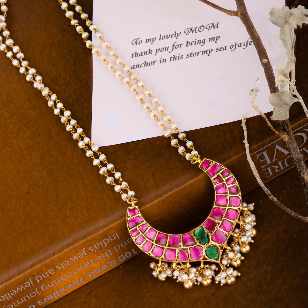 Artisanal Abundance Orange Necklace -Jewelry by Bretta