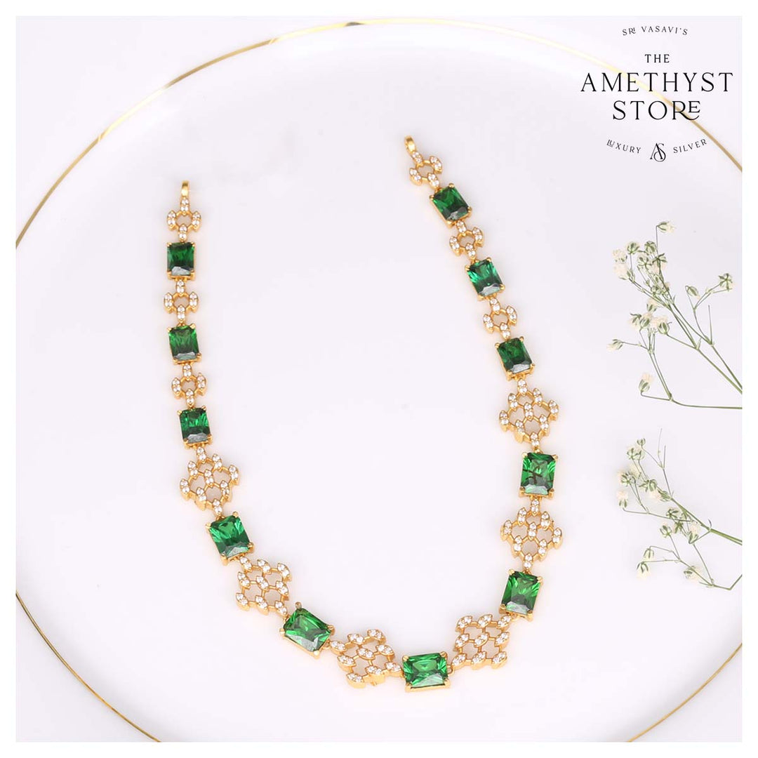 Carmella Green Necklace