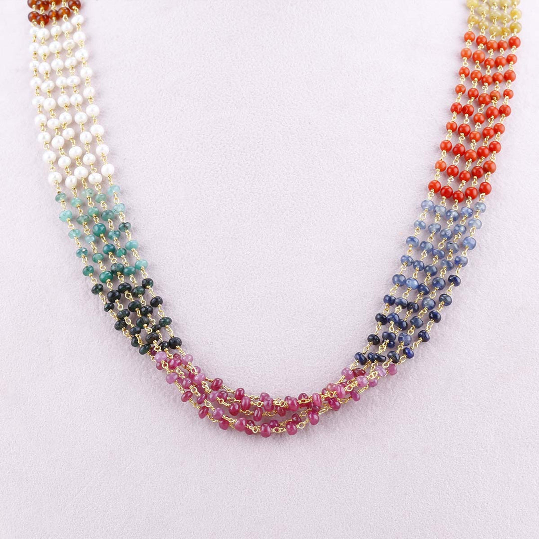 Enchating Beads Long Necklace