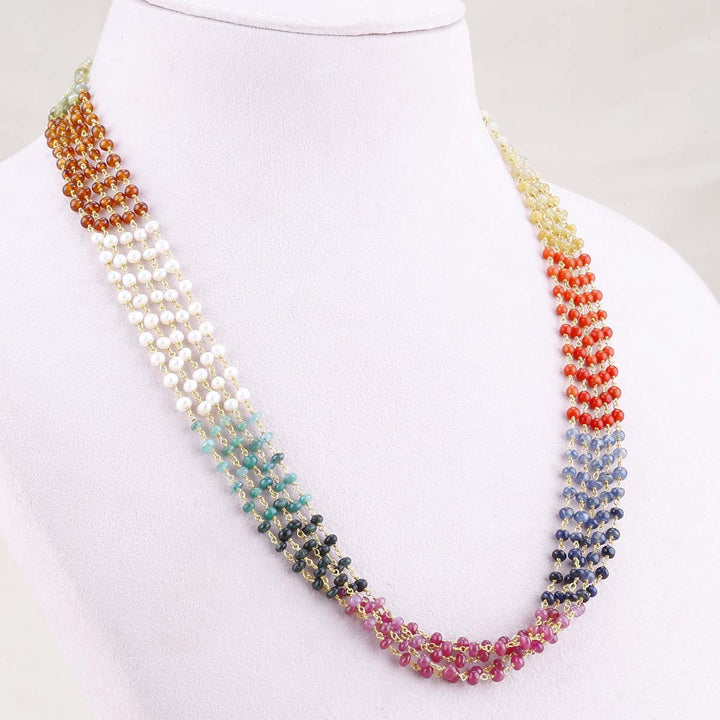 Enchating Beads Long Necklace