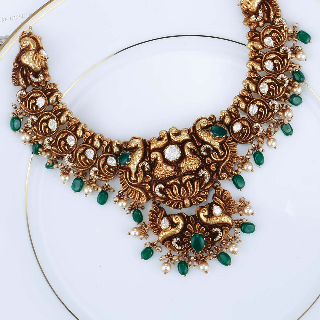 Inspirational Deep Nagas Moissanite Necklace