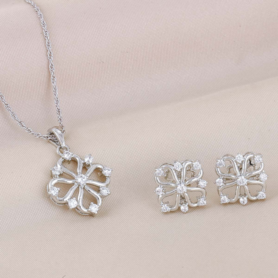 Buy Calista Pendant Set Gold Plated Silver Swarovski