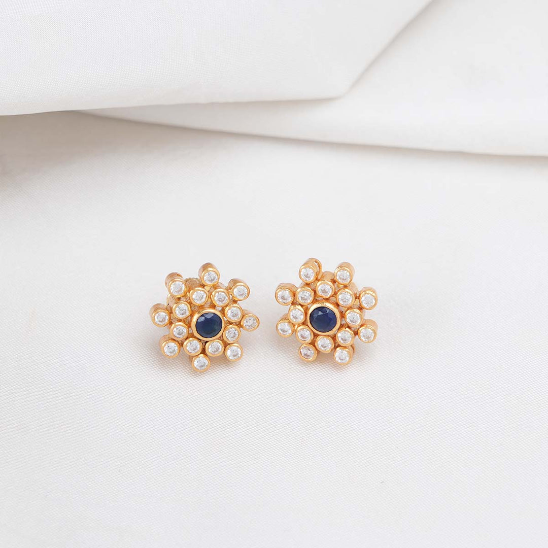 Shop Faiza Stone Studs Online Gold Plated Stone Earrings