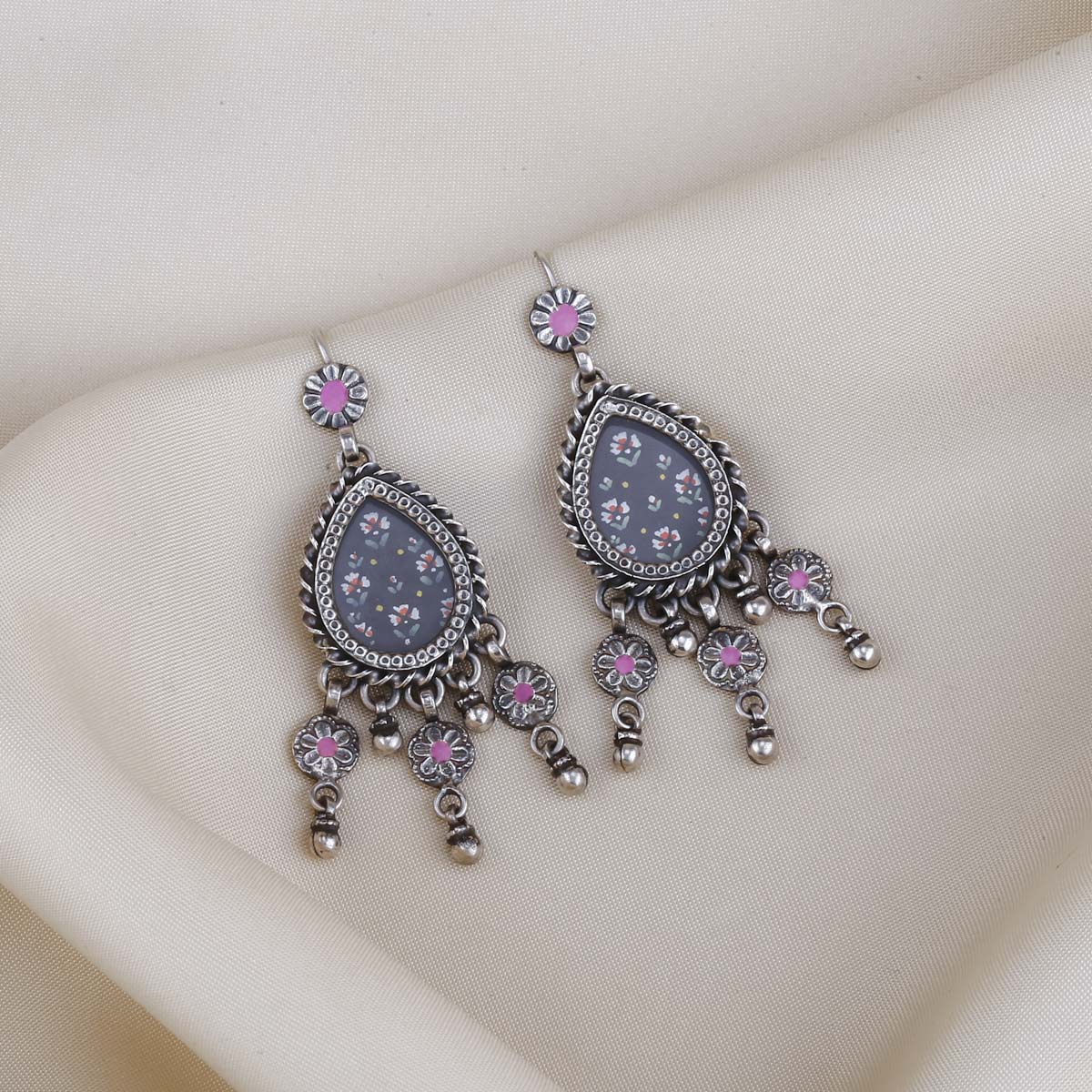 Pavilion Gift Company Buy Pavilion- Purple Crystal Hoop Earrings at Ubuy  India