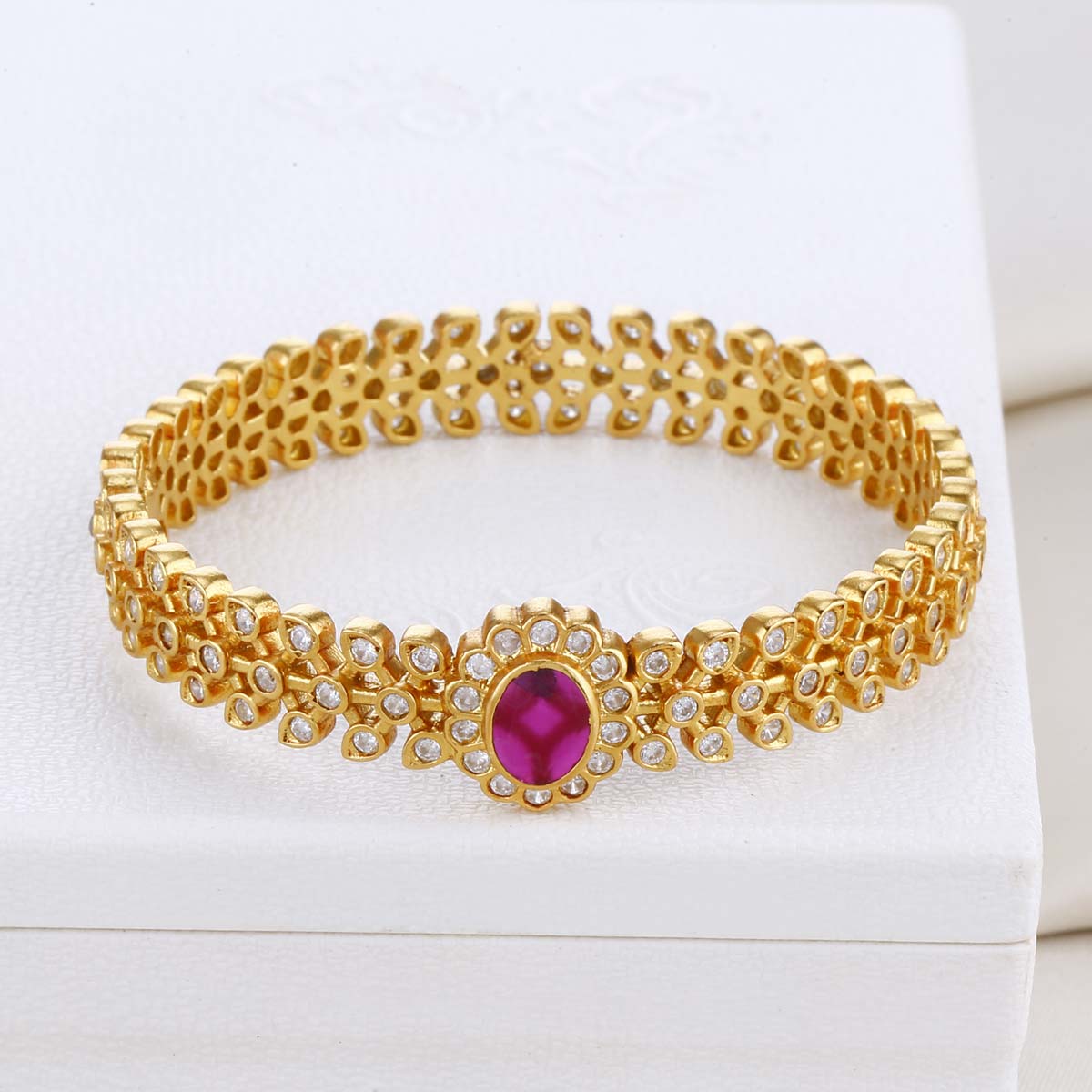 Single Floral Bangles- South India Jewels Online Stores