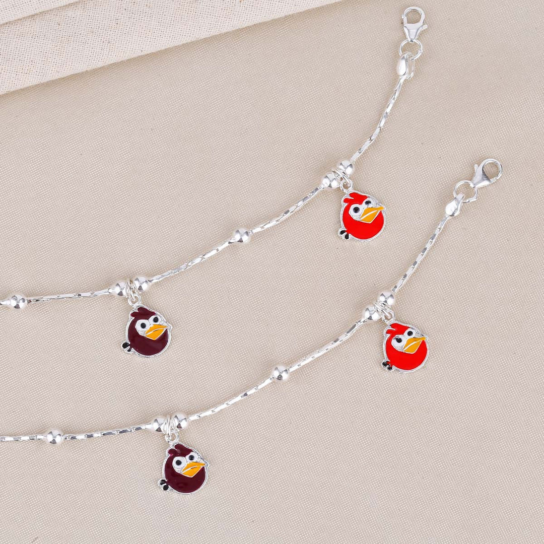 Angry Bird Kids Anklets