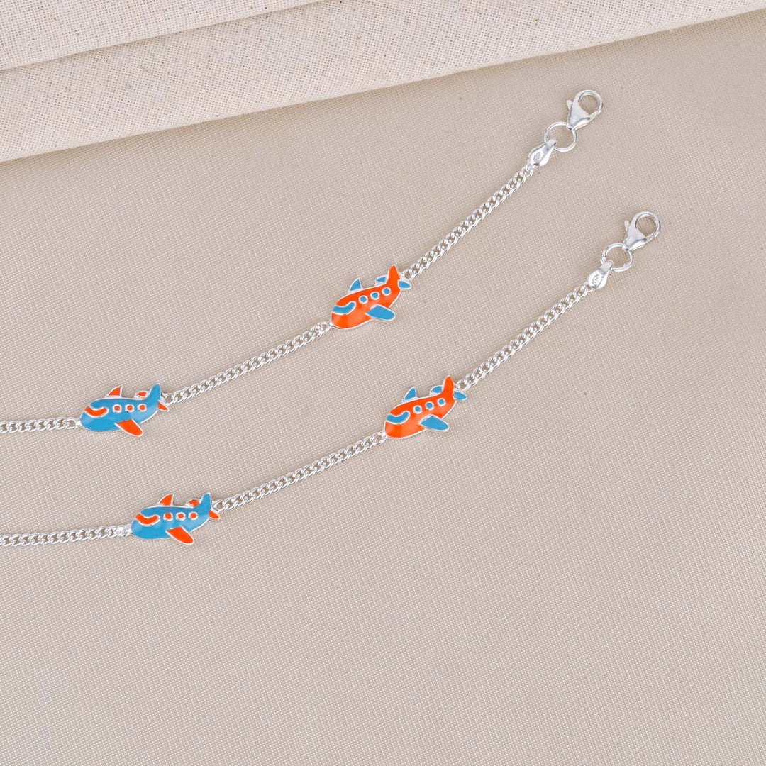 Aircraft on Kids Anklets