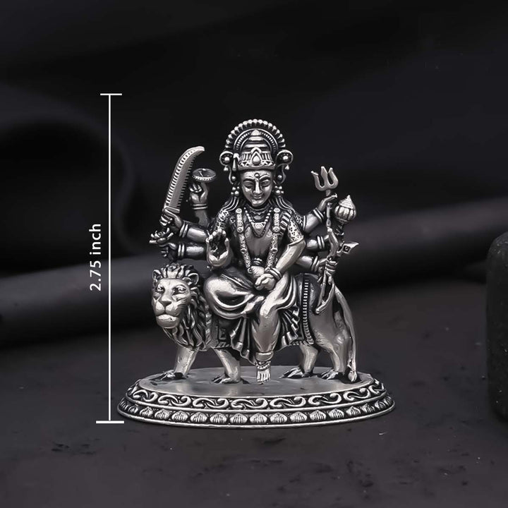 Durga Devi Antique 2D Idol