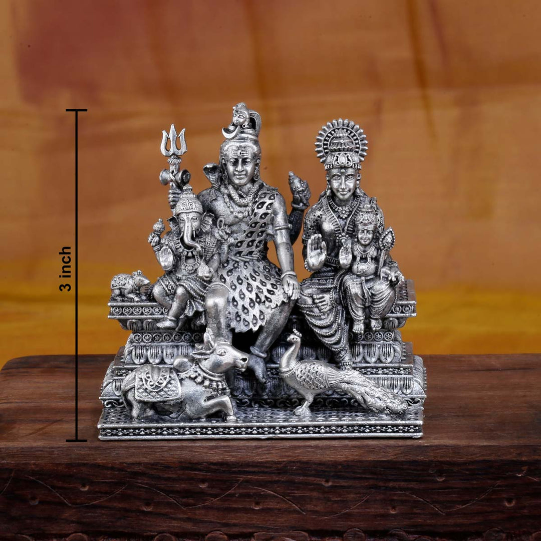 Lord Shiva Parvati 3D Idol