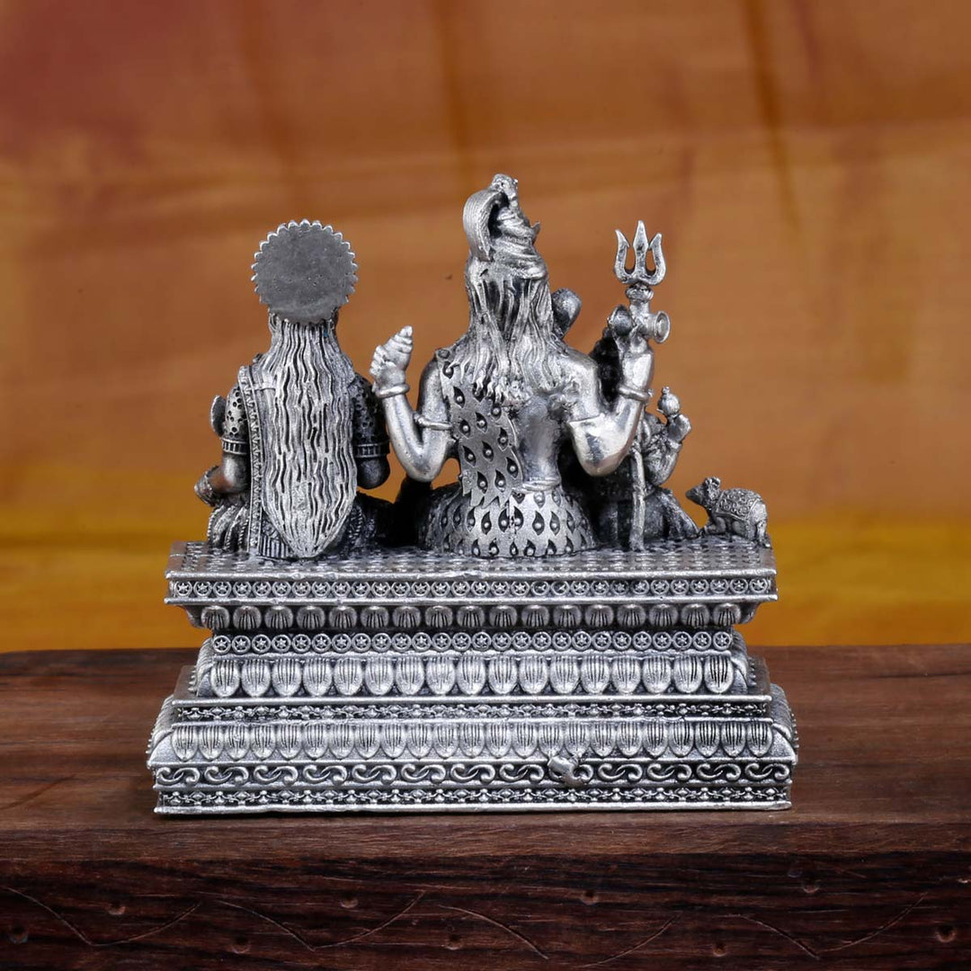 Lord Shiva Parvati 3D Idol
