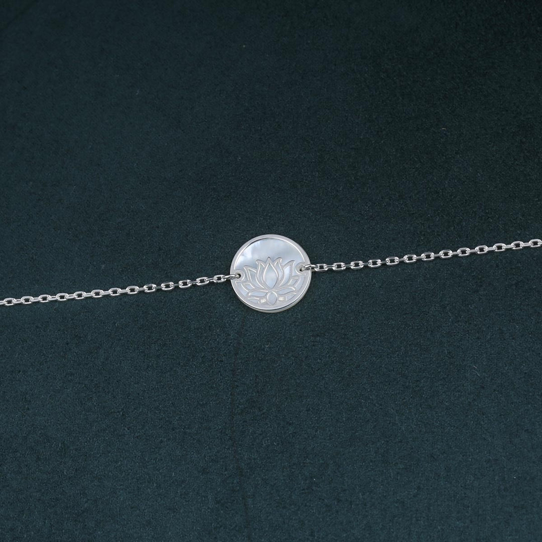 Lotus On Sphere Rakhi