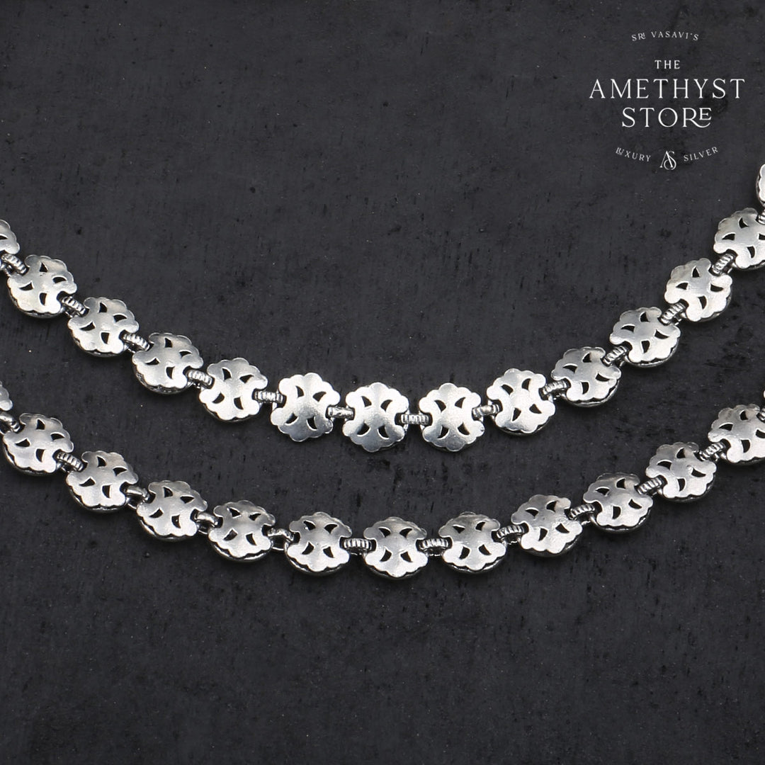 Agra Silver Anklets