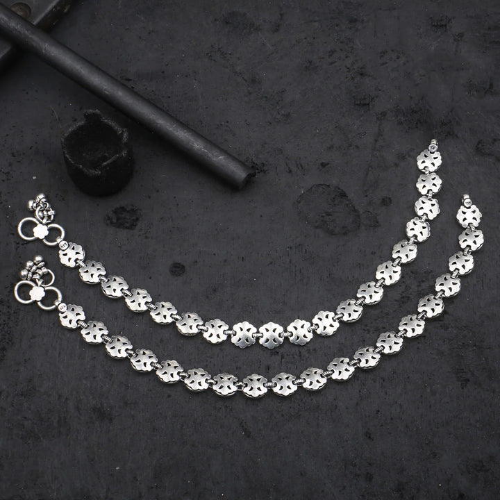 Agra Silver Anklets